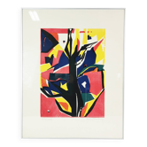 Graphics - lithography, Helle Thorborg, Denmark 1960s.