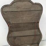 Gilded wooden mirror decoration shell Louis XIV