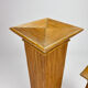 Set of 2 bohemian plant stands, 1970s