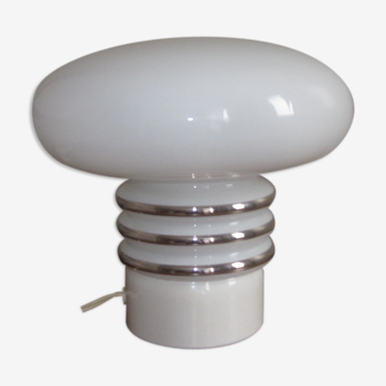 Lampe vintage en opaline