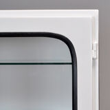 Vintage Iron And Glass Medical Cabinet, 1970s