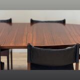 Extendable dining room table and chairs (by Kristian Solmer Vedel)