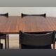 Extendable dining room table and chairs (by Kristian Solmer Vedel)