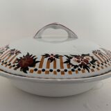 Lot de 2 plats ronds et un saladier Orchies Nord, modèle Henriette