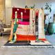 modern Berber bohemian Boujad wool rug