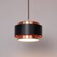 Saturn Pendant in Copper by Jo Hammerborg for Fog & Mørup, 1960s