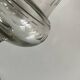 XXL neoclassical 19th-century medical vase in flat-cut crystal