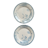 Set of 2 old flat plates