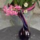 vase, blown glass soliflore, numbered 04, signed MDINA GLASS MALTA, vintage