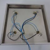 Space Age Glass Cube Lamp from Peill & Putzler, 1960s