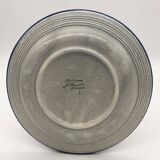 6 dessert plates, St Clément. Hand-painted decoration.