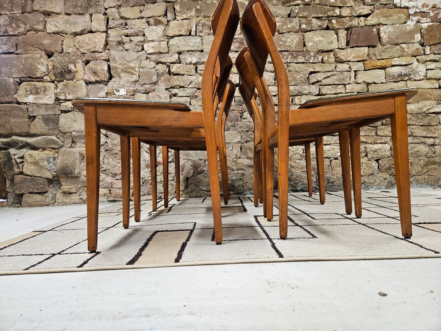 Set of 6 danish chairs 1960