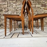 Set of 6 danish chairs 1960