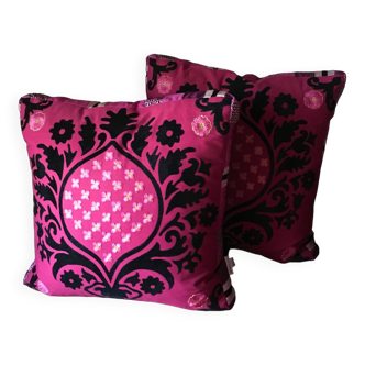 Pair of designers guild cushions