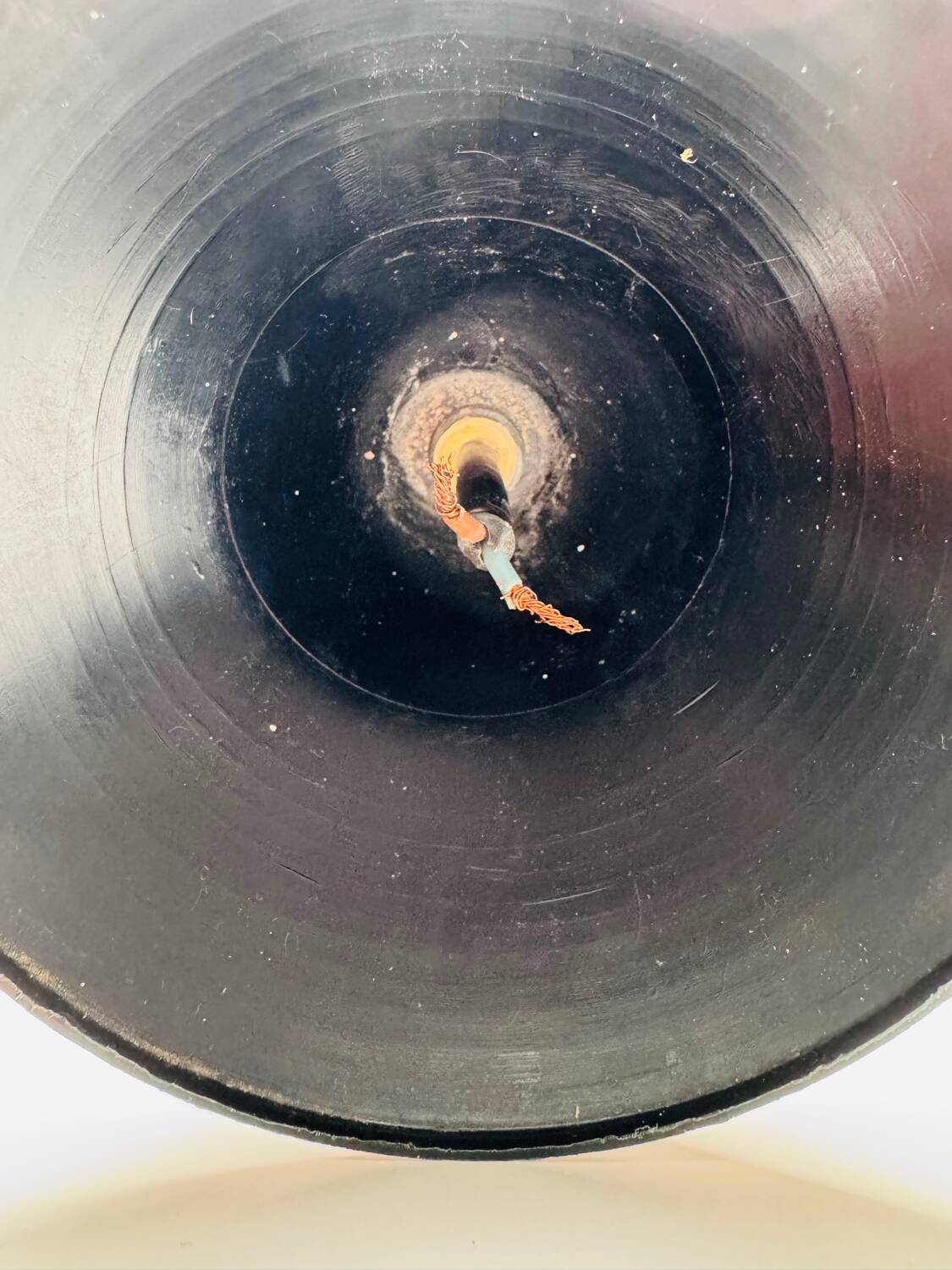 70s woven wicker pendant light