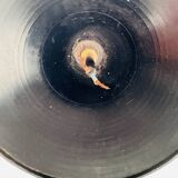 70s woven wicker pendant light