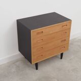 Ash chest of drawers, Danish design, 1970s, manufacturer: Hundevad & Co