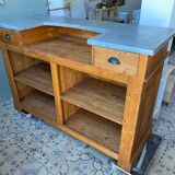 Zinc bar counter