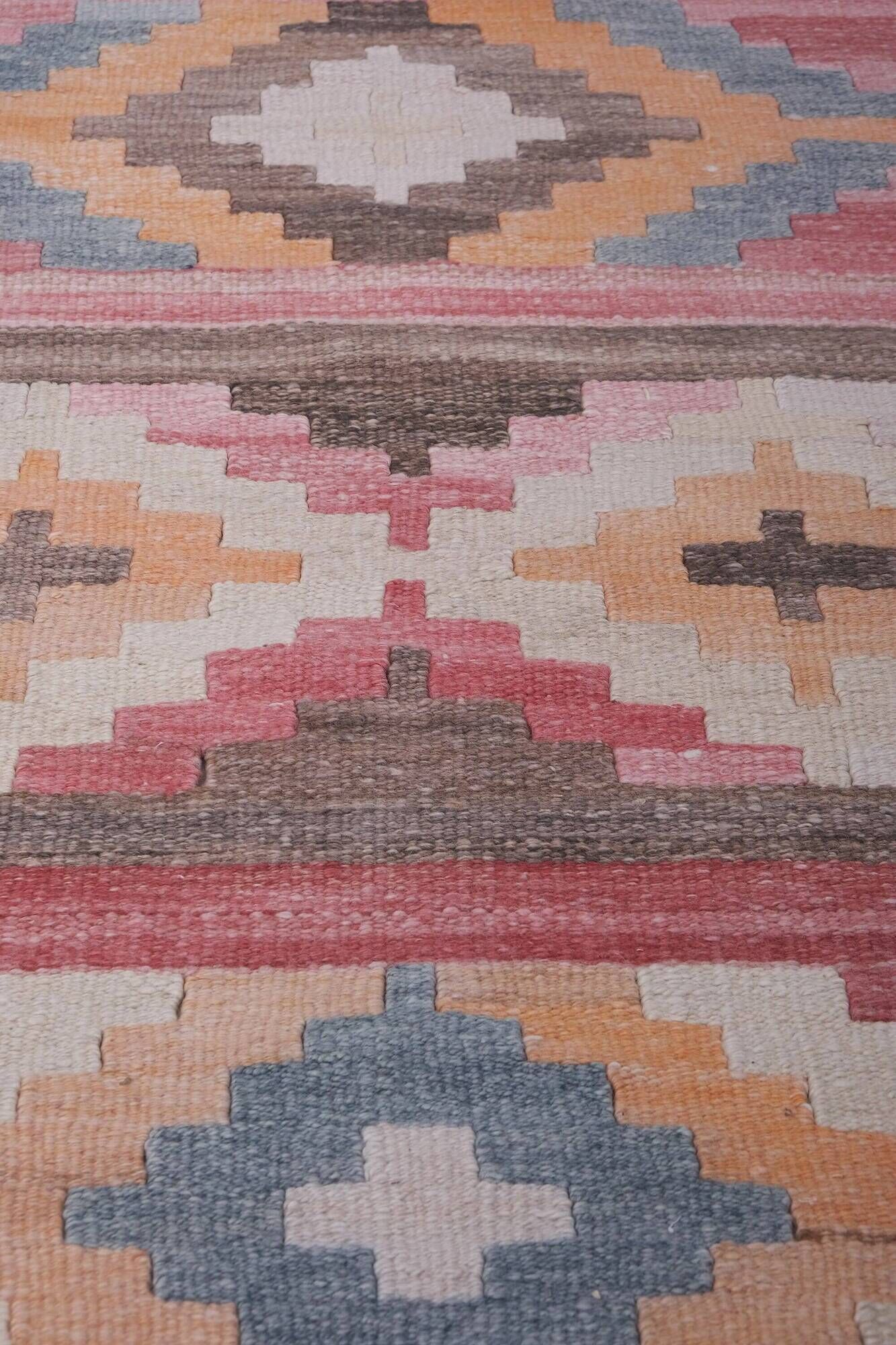 Vintage Turkish hallway rug 75x660 cm
