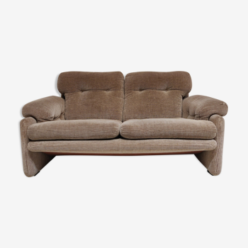 Two seater coronado sofa by Afra & Tobia Scarpa for B&B Italia