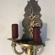 Pair of Art Deco wall sconces in the style of Jules Leleu.