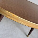 Vintage side table / plant stand with a formica top