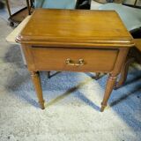Series of 4 solid teak bedside tables circa 1980
