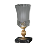 Art Deco marble foot lamp