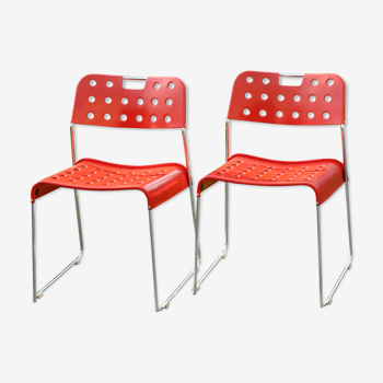 2 Chaises Omkstak par Rodney Kinsman, 1971