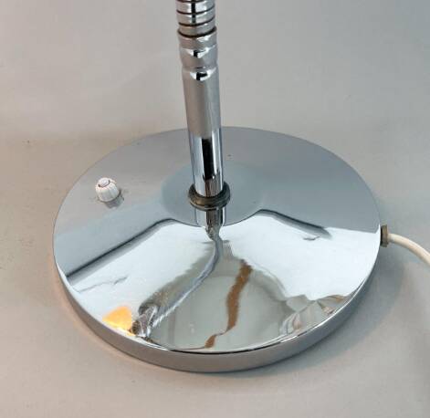 1960's Chrome Adjustable Table Lamp, Italy