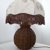 Wicker lamp