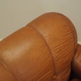 Brown armchair, Italian design, 1970s, production: Italy