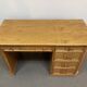 Unique desk in rattan or split rattan, Vivai del Sud style.