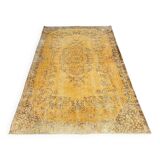 Tapis oushak jaune 200x300