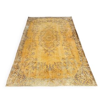 Tapis oushak jaune 200x300