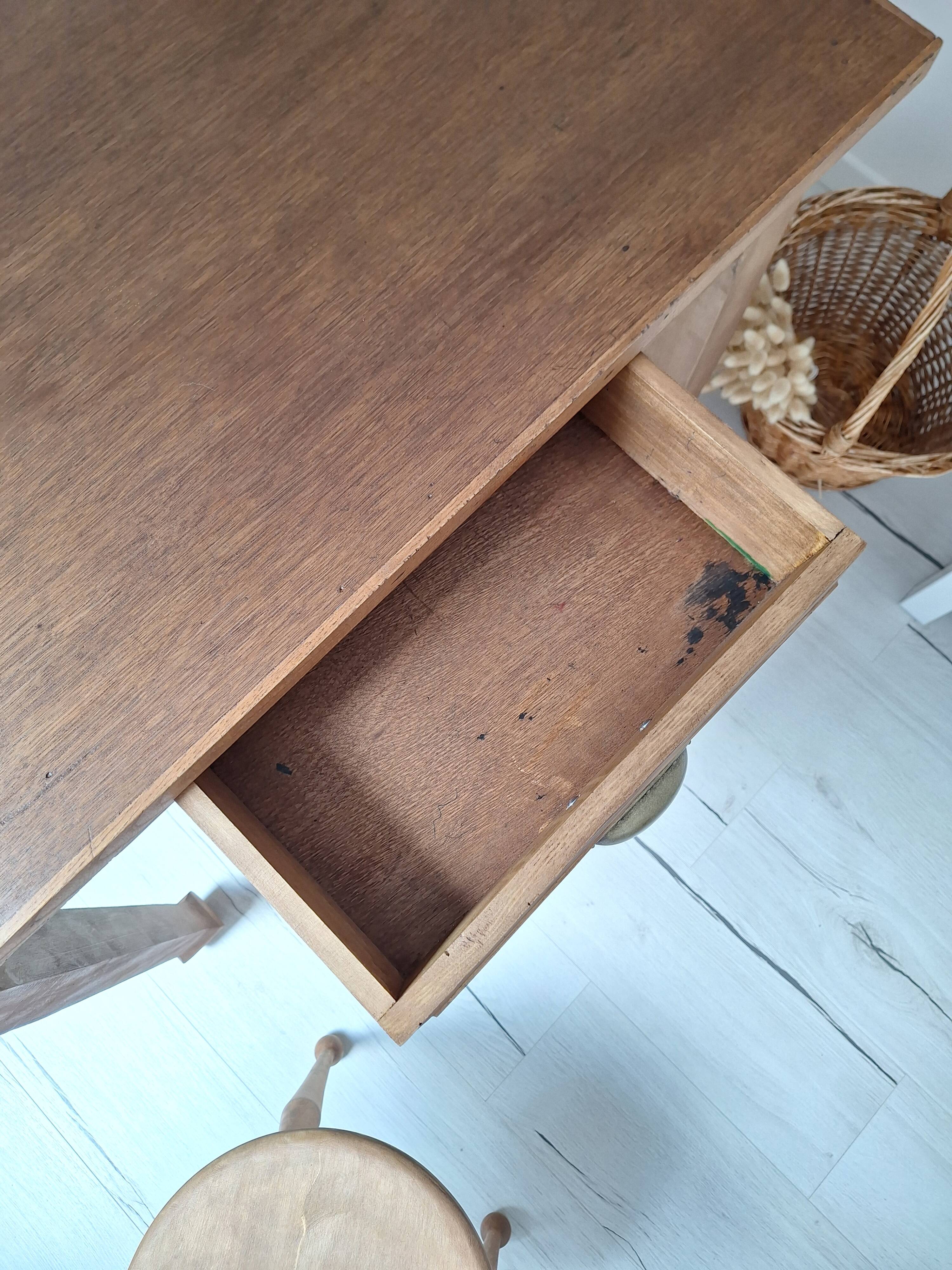 Vintage Country Farmhouse Desk / Console / Side Table