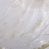 Vintage Mid-Century glass hanging lamp by J. T. Kalmar, 1960