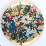 Flowered tray