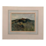 Jean Jacques GRUNENWALD - Gouache and Pastels - Mountain Landscape