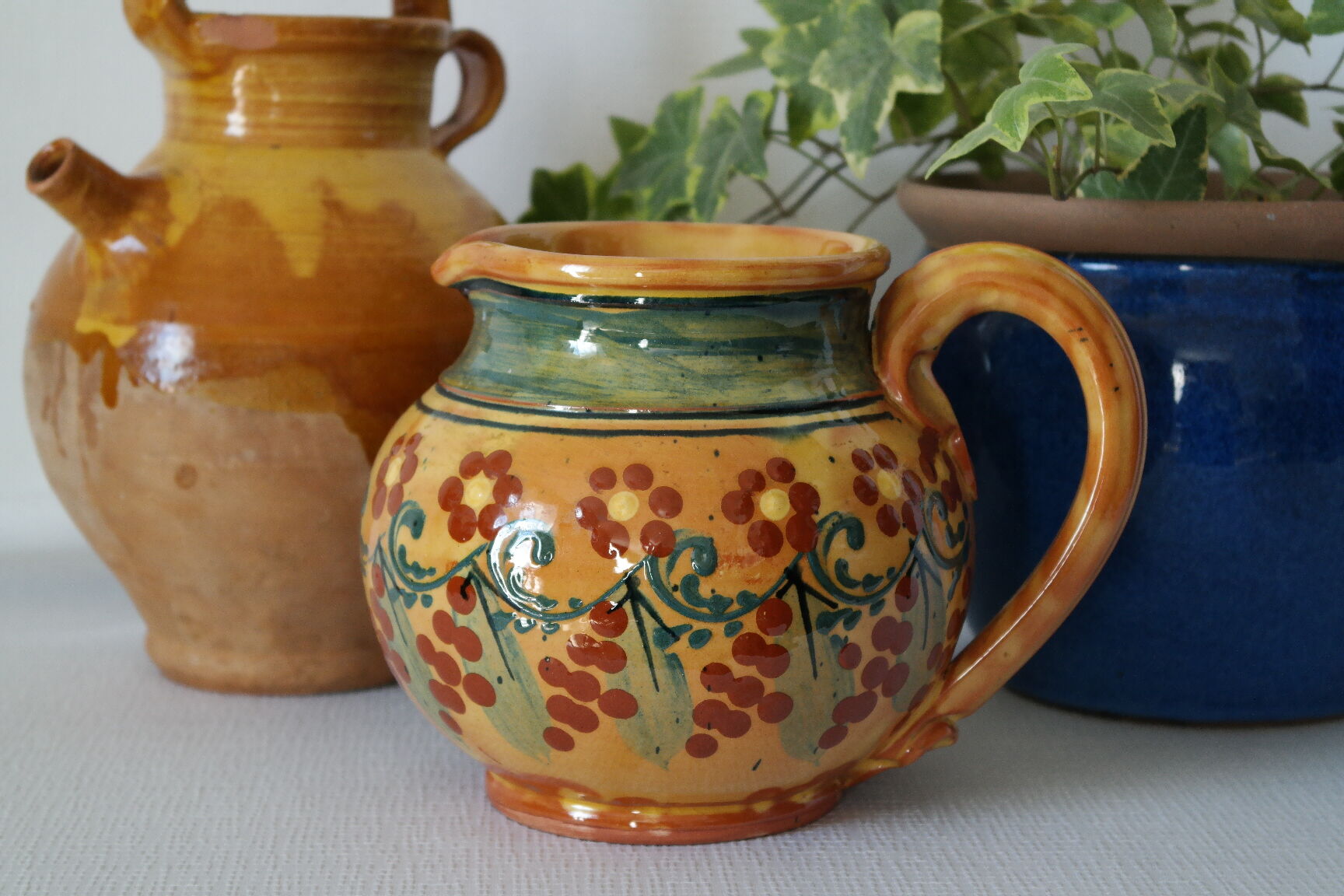 Ceramic pitcher FF Griffi Corsica Terraghja