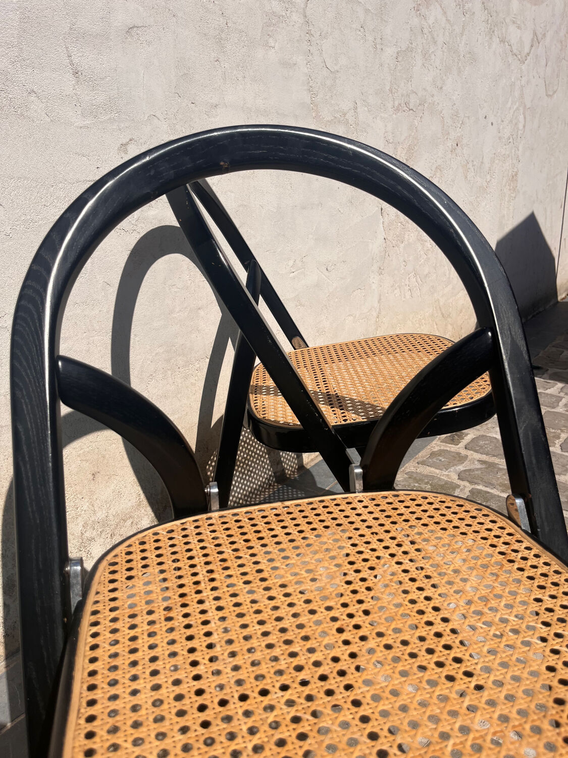 Italian folding chairs 1970