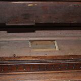 Henri II Style Oak Bonnetière with Joan of Arc Decor, Late 19th Century