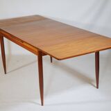 Scandi Dining Table Extendable Teak XL, 1960s