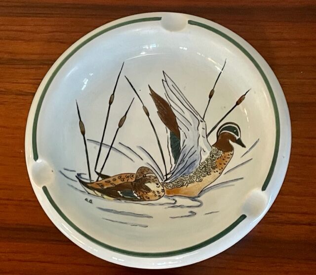 Gien ashtray in earthenware 1950