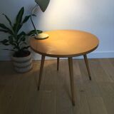 Scandinavian coffee table compass feet