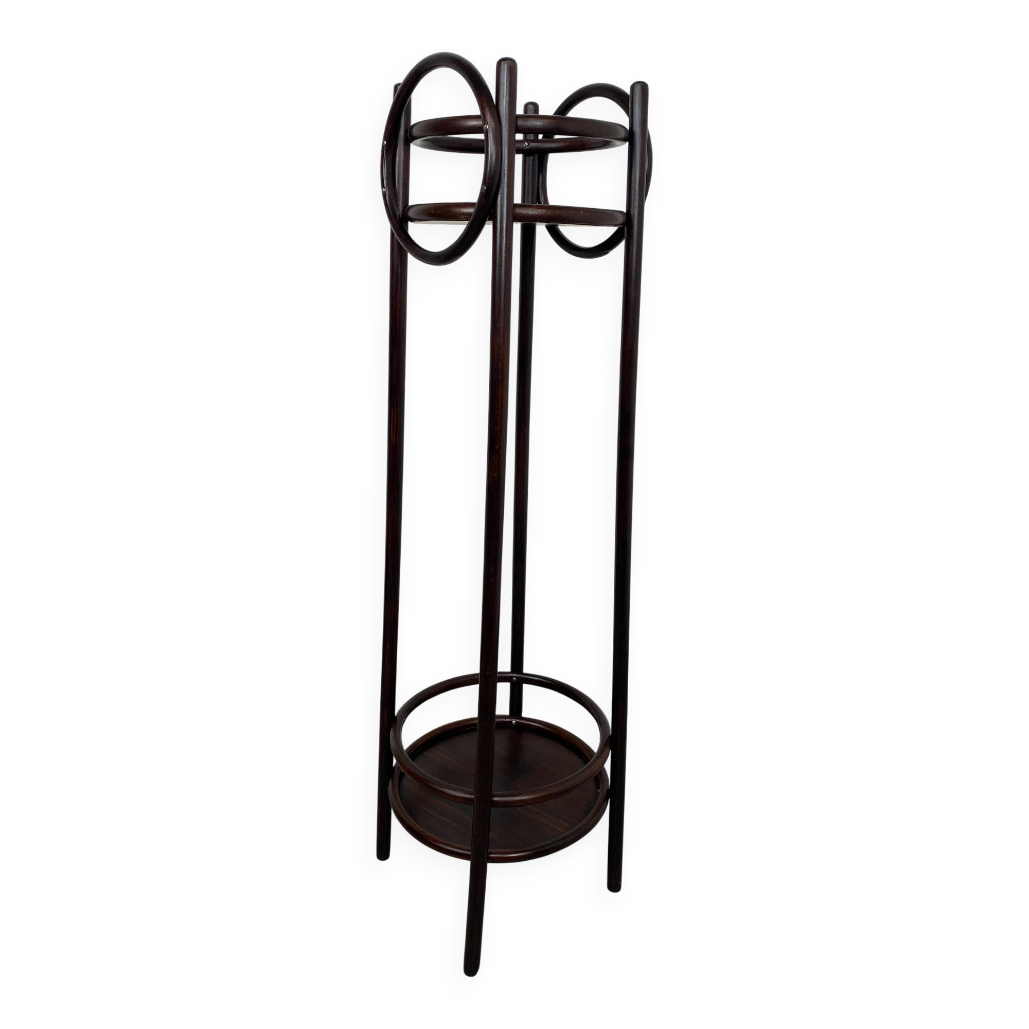 Plant supports in bent wood by Thonet