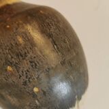 Danish designed vase in hares fur glaze from the 1960s.