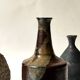 Céramique - Vase soliflore en grès émaillé, France vers 1970