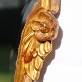 Deknudt, Vintage golden mirror Louis XV style   48x93cm