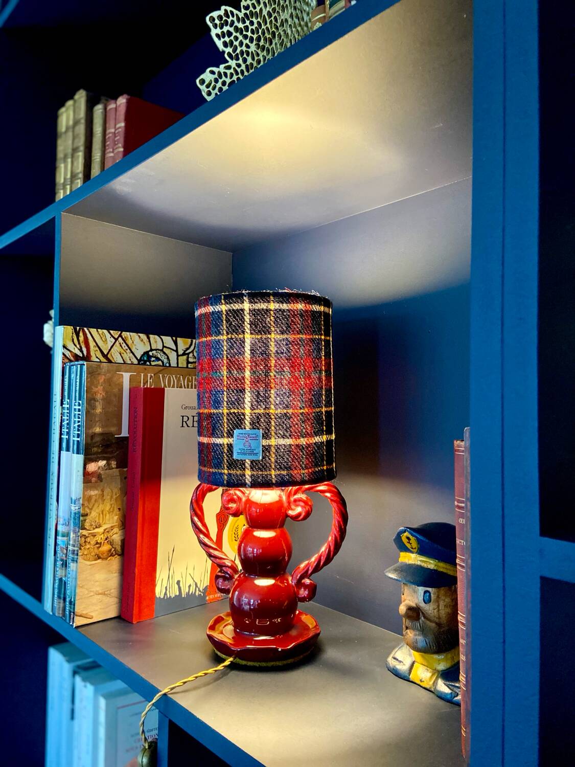 Ceramic "Tartan" lamp - 1960.
